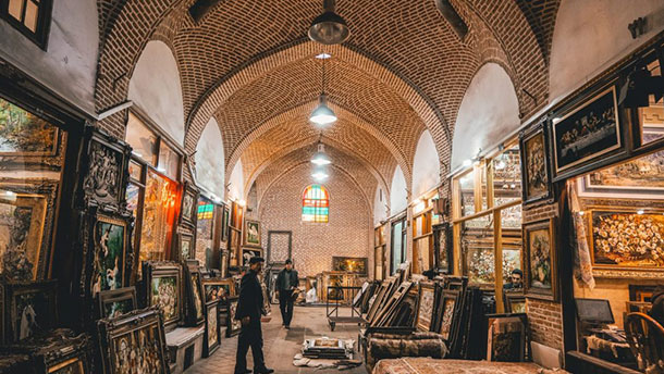 Tabriz grand bazaar in iran
